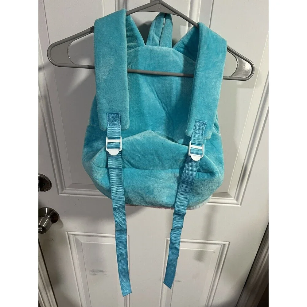 Fuzzy Unicorn Backpack Pastel Colors *Tiny White Mark
